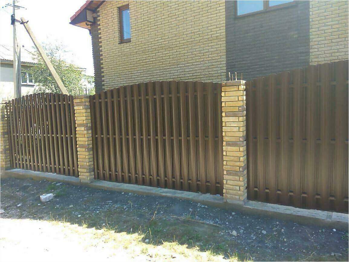 забор из штакетника 110м фото5 в Рубежном