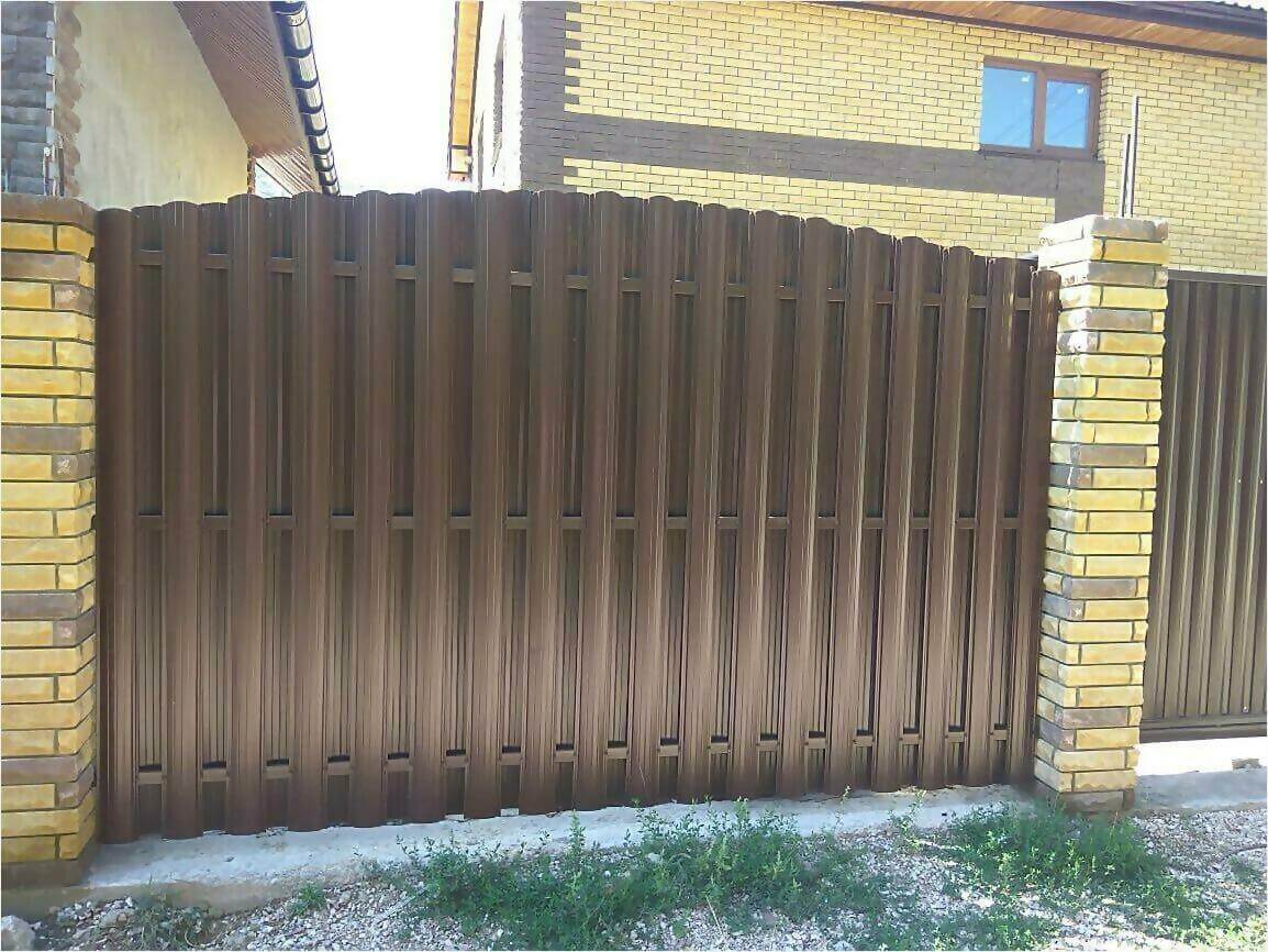 забор из штакетника 110м фото4 в Рубежном