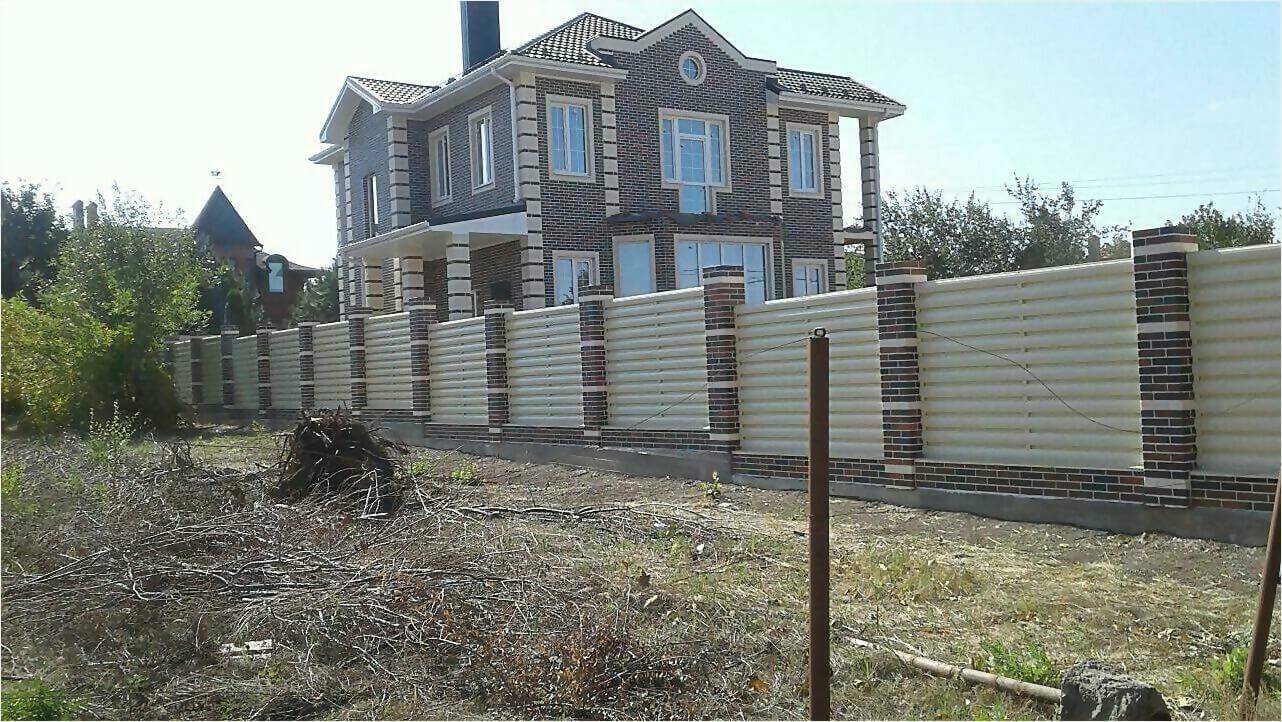 Забор из штакетника 115м фото6 в Рубежном