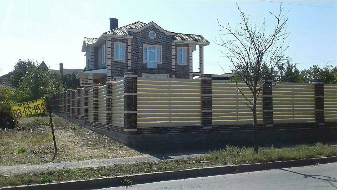 Забор из штакетника 115м фото3 в Рубежном