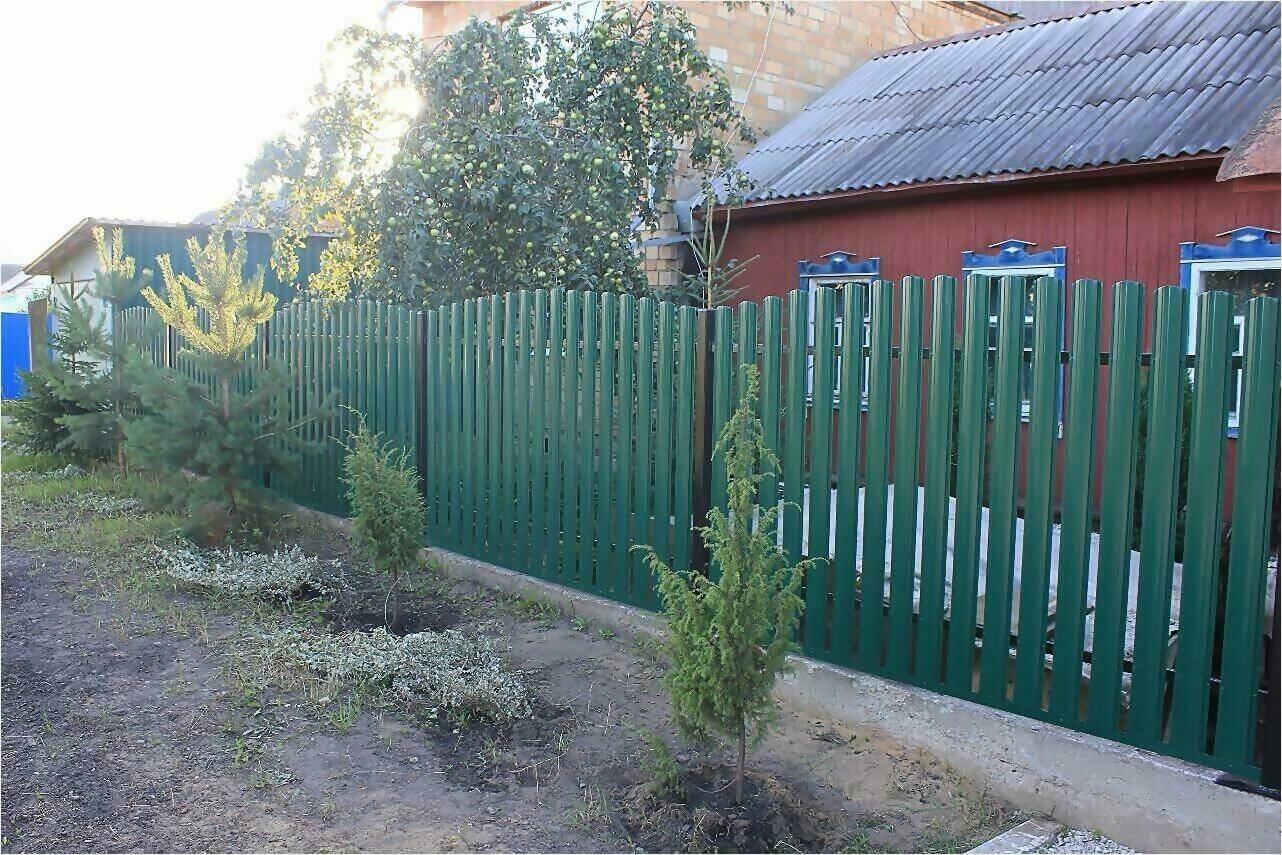 Забор из штакетника 60м фото1 в Рубежном