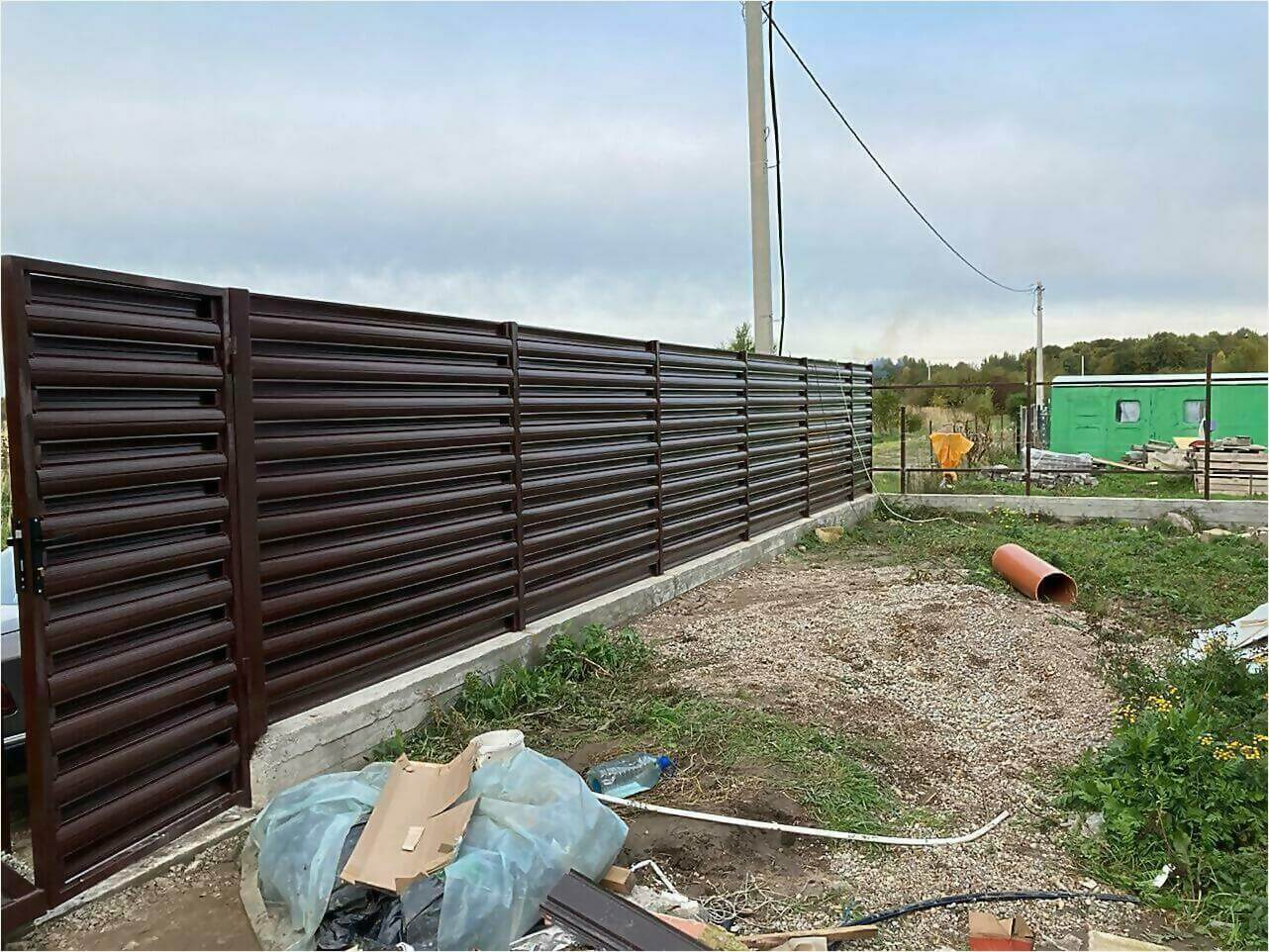 Забор из штакетника 85м фото6 в Рубежном