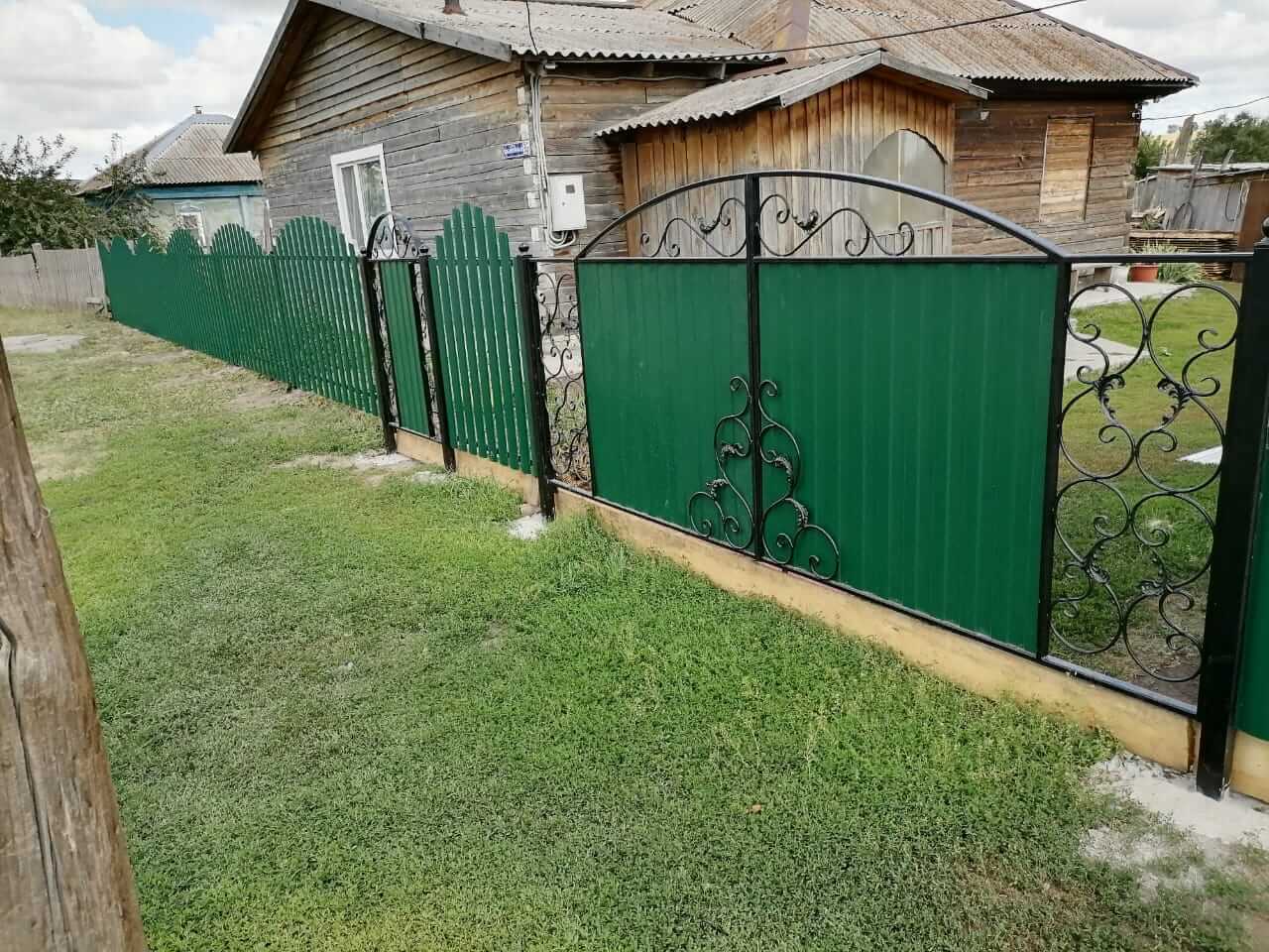 забор из штакетника Зеленый Мох фото5 в Рубежном