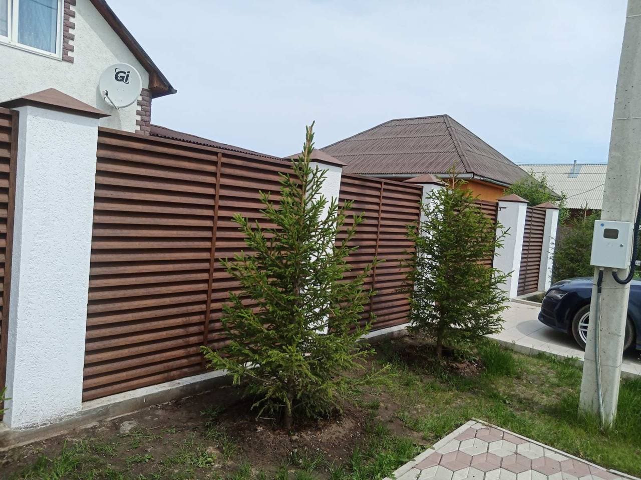 забор-жалюзи printech каштан двусторонний фото8 в Рубежном