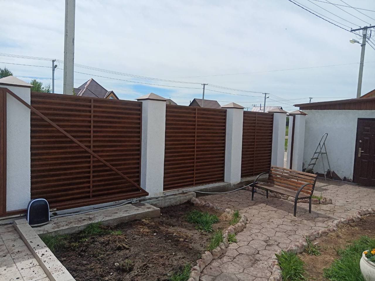 забор-жалюзи printech каштан двусторонний фото3 в Рубежном