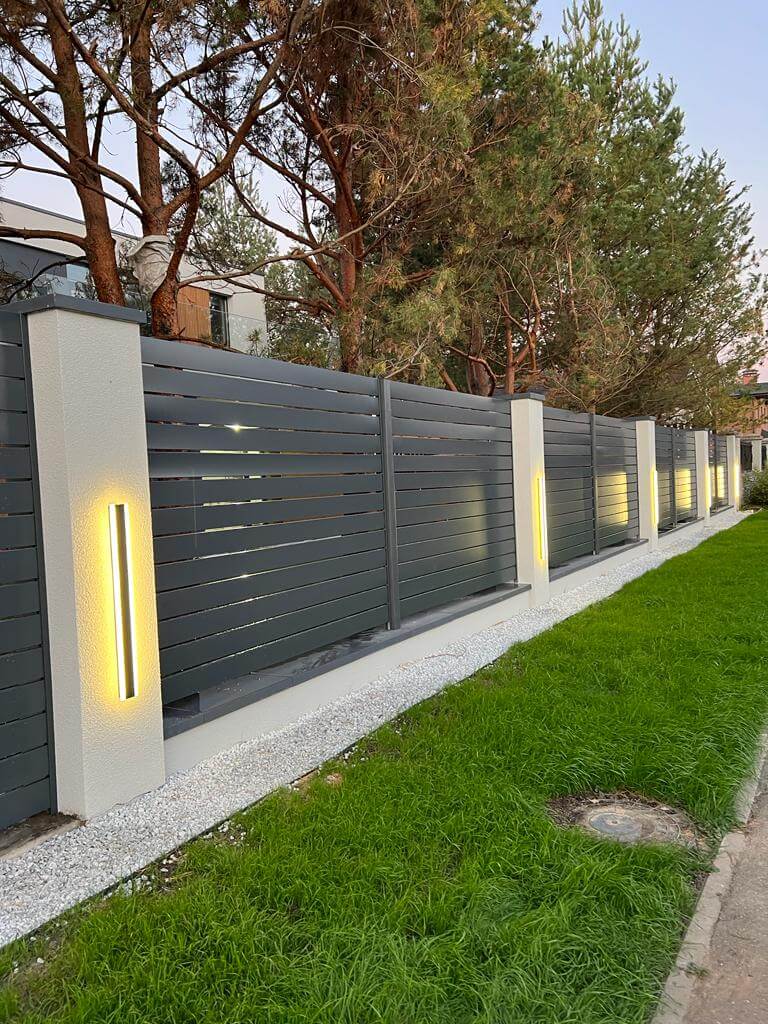 Забор-ранчо из металлопланкена 36м RAL7024 Серый Графит фото 13 в Рубежном