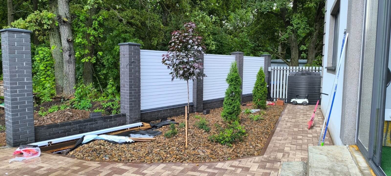 Забор-жалюзи из ламелей Хай-Тек 54м RAL9003 Белый фото 3 в Рубежном