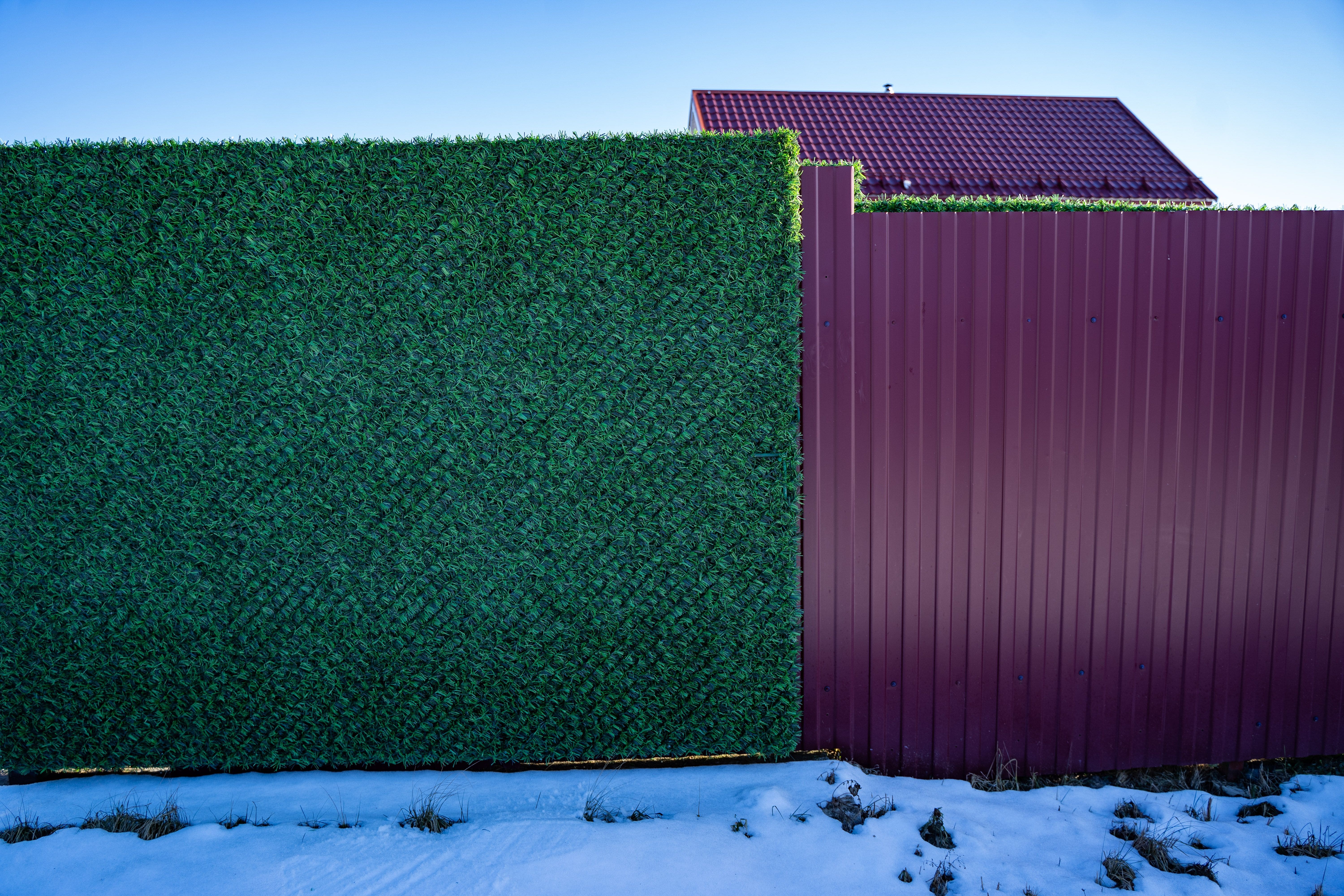 Вечнозеленый забор Grass Fence рулон 2м фото 2 в Рубежном