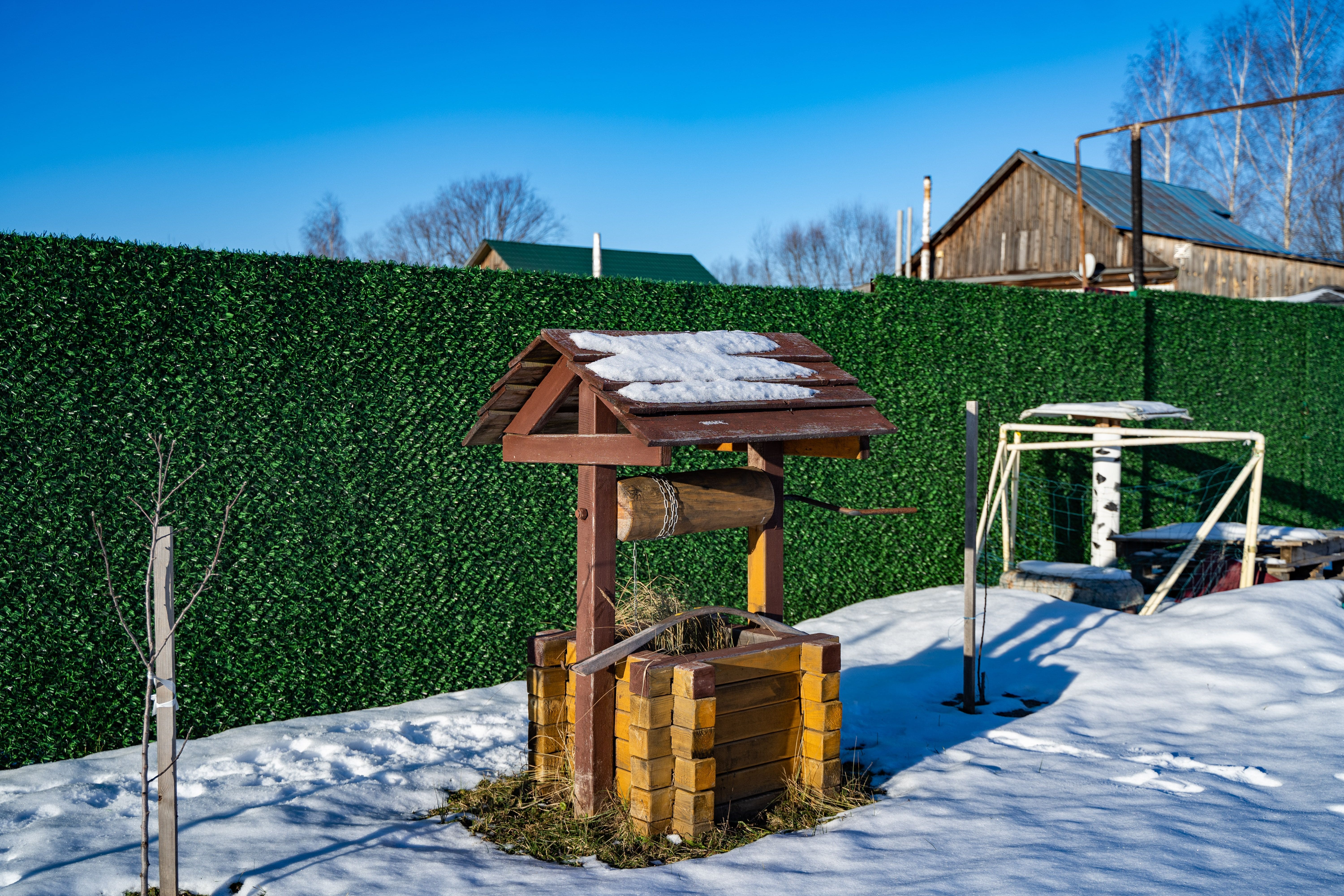 Вечнозеленый забор Grass Fence рулон 2м фото 7 в Рубежном